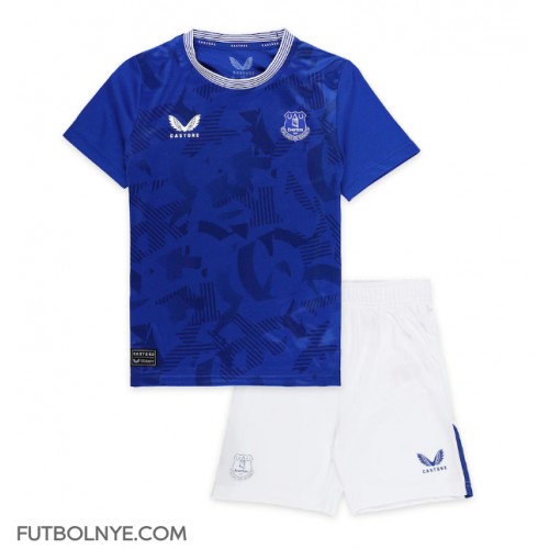 Camiseta Everton Primera Equipación para niños 2024-25 manga corta (+ pantalones cortos)